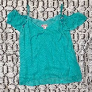 Candies off the shoulder juniors top